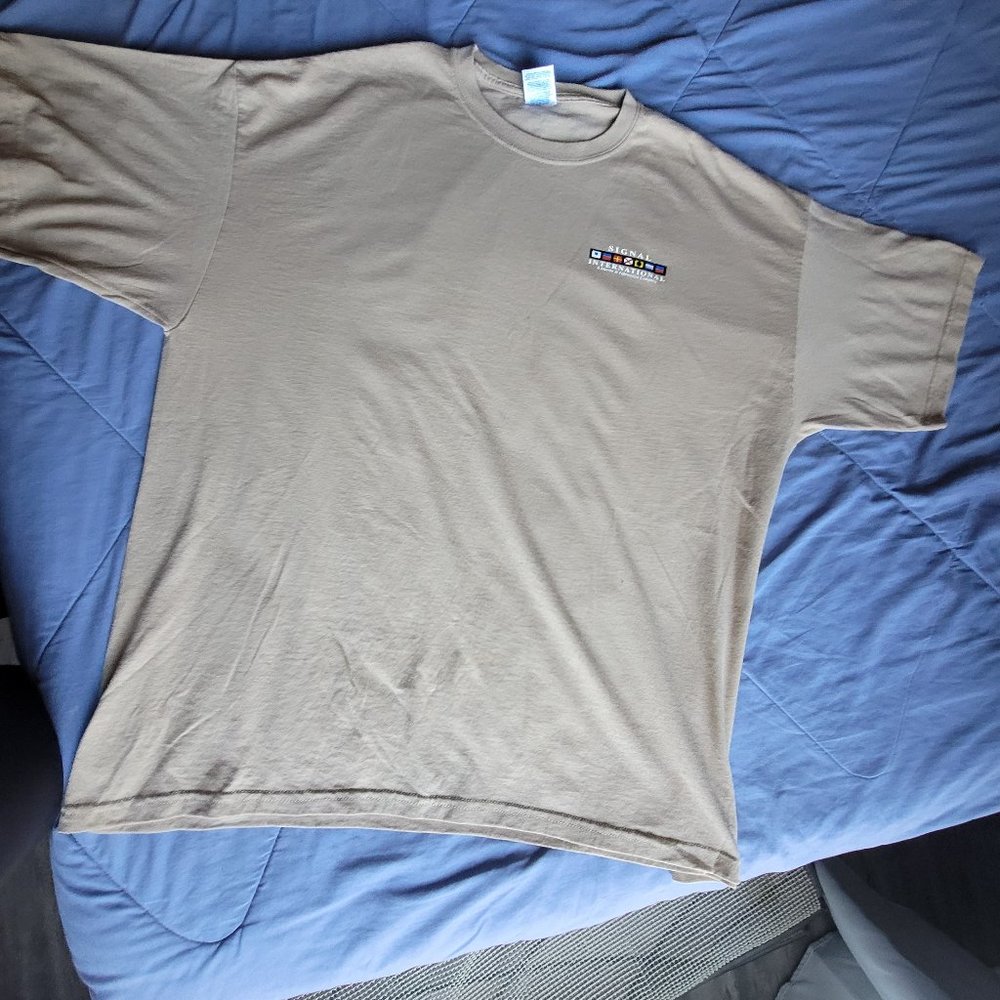 Cream/tan, 2XL t-shirt, Gildan, SIGNAL INTERNATIONAL